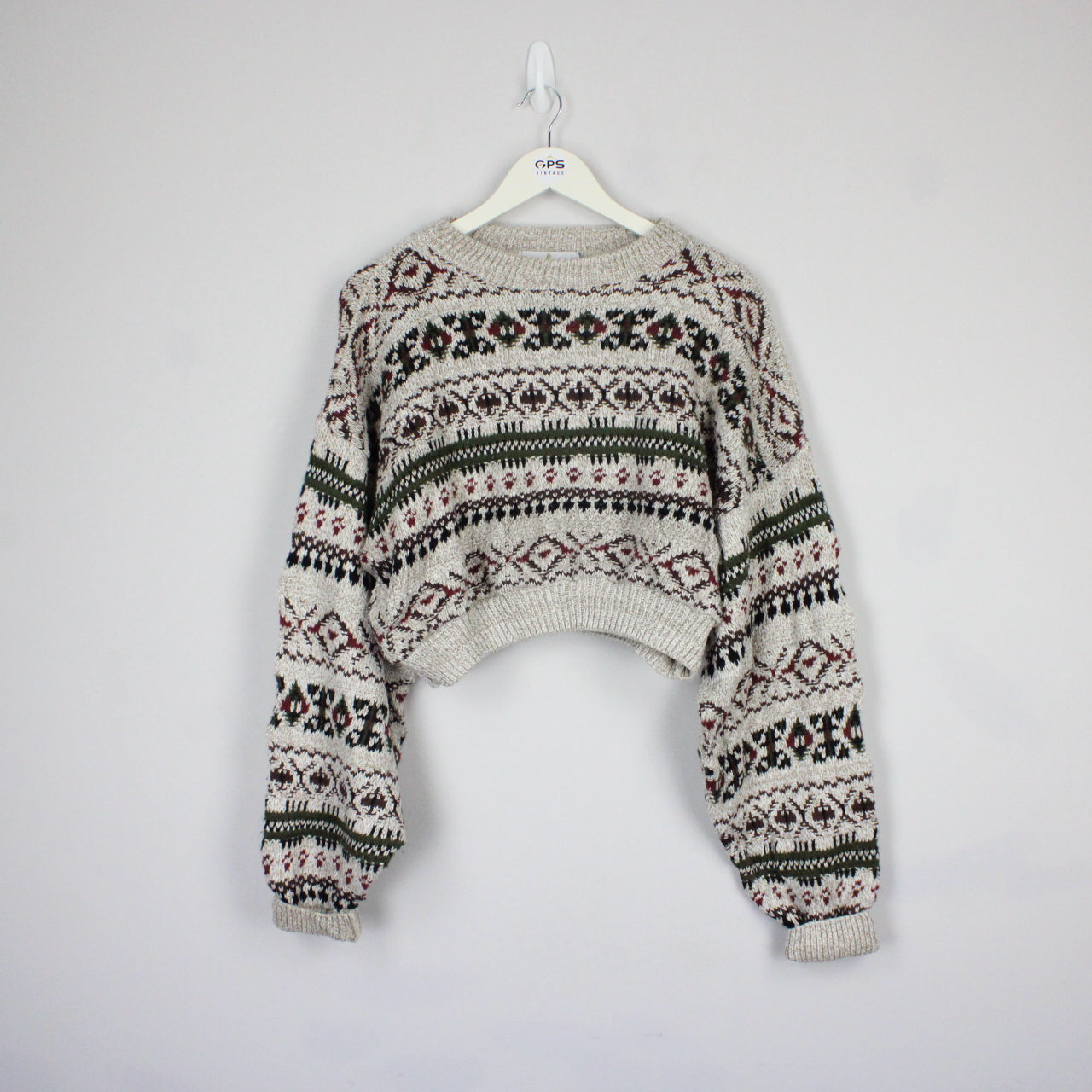 Crop Knit Reworked Jumper | Large