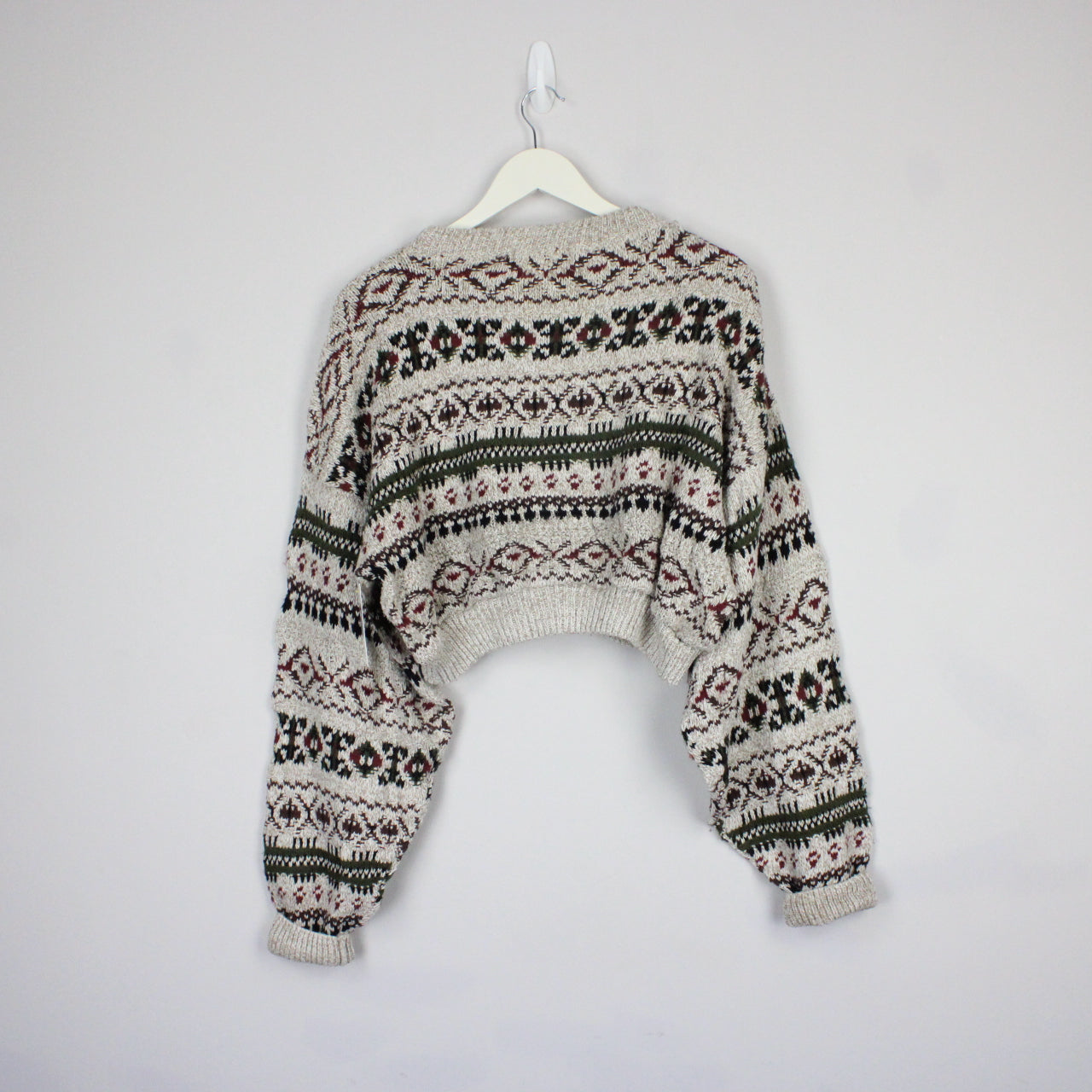 Crop Knit Reworked Jumper | Large