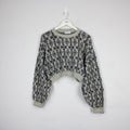 Crop Knit Reworked Jumper | Large
