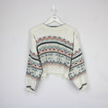 Crop Knit Reworked Jumper | XL