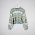 Crop Knit Reworked Jumper | XL