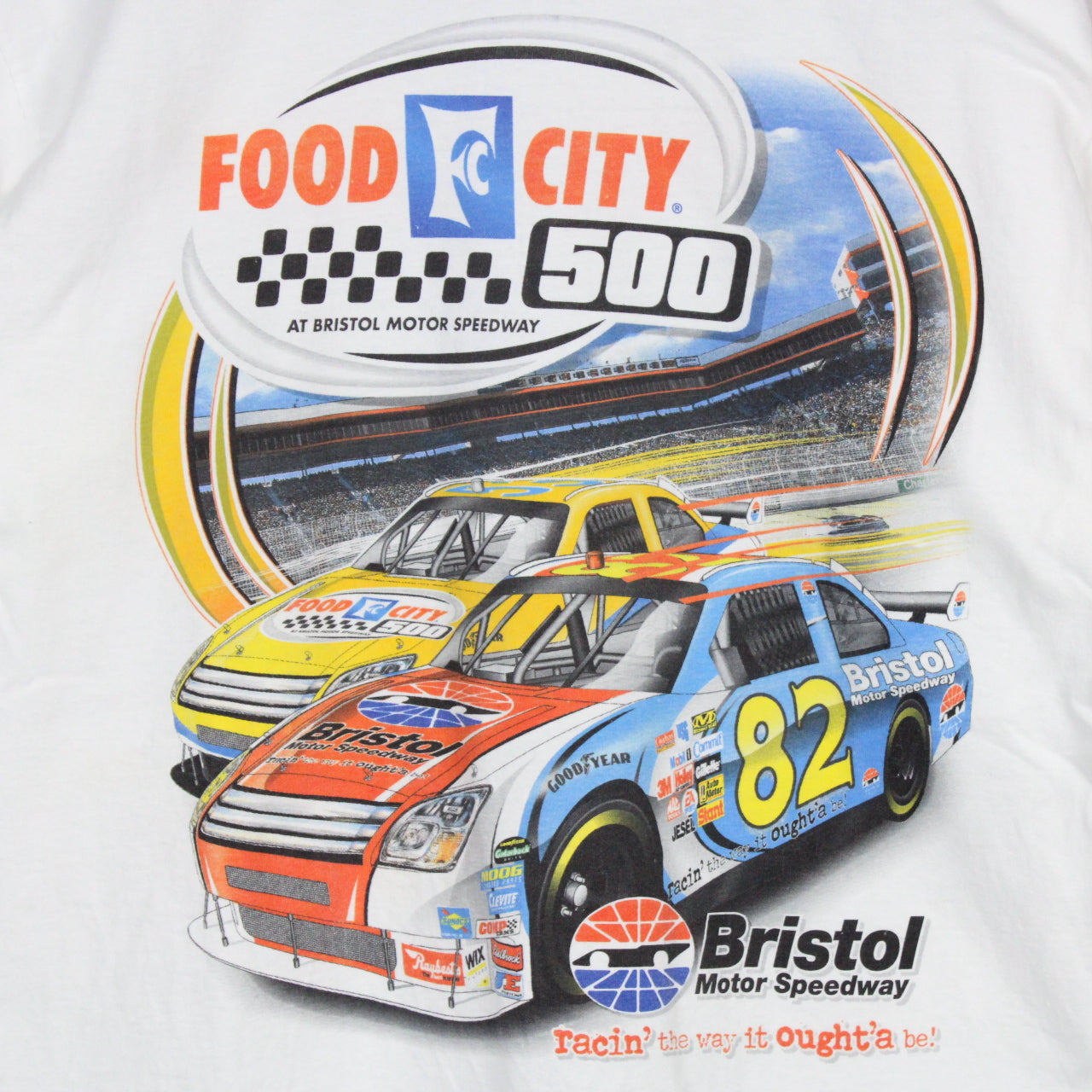 Nascar Y2K T-Shirt | Large