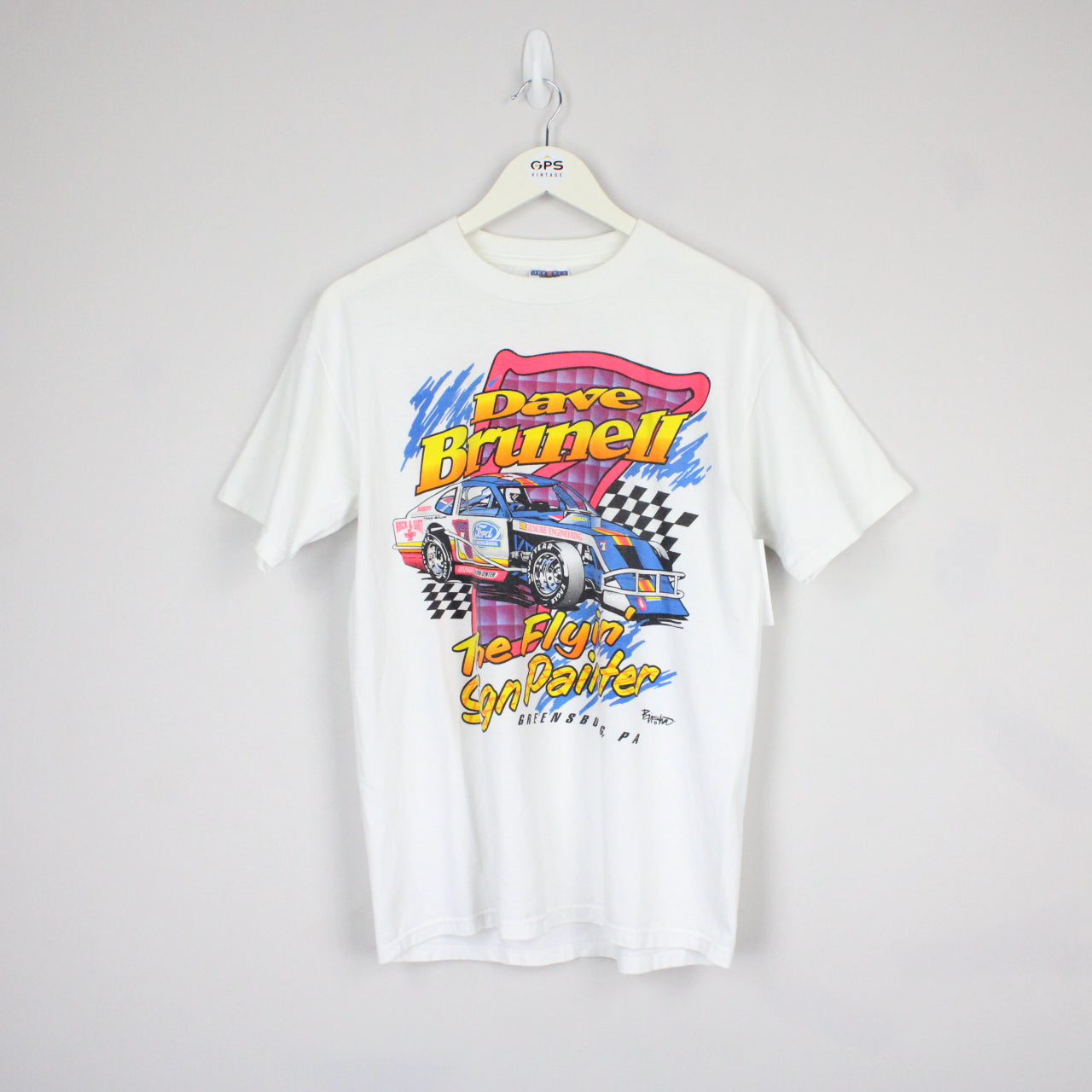 Nascar Y2K T-Shirt | Medium