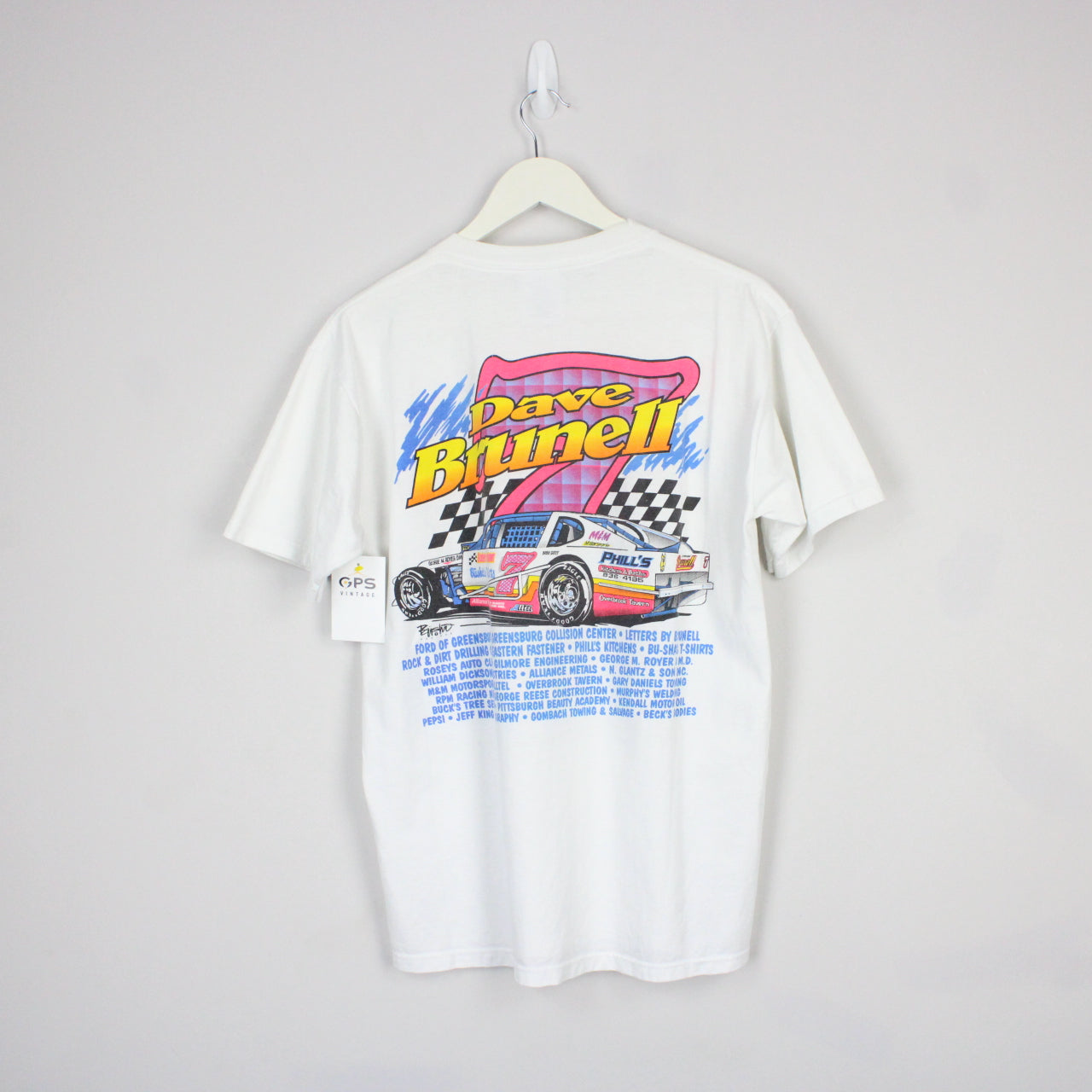 Nascar Y2K T-Shirt | Medium