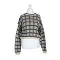 CROP KNIT Reworked Jumper Beige | Medium