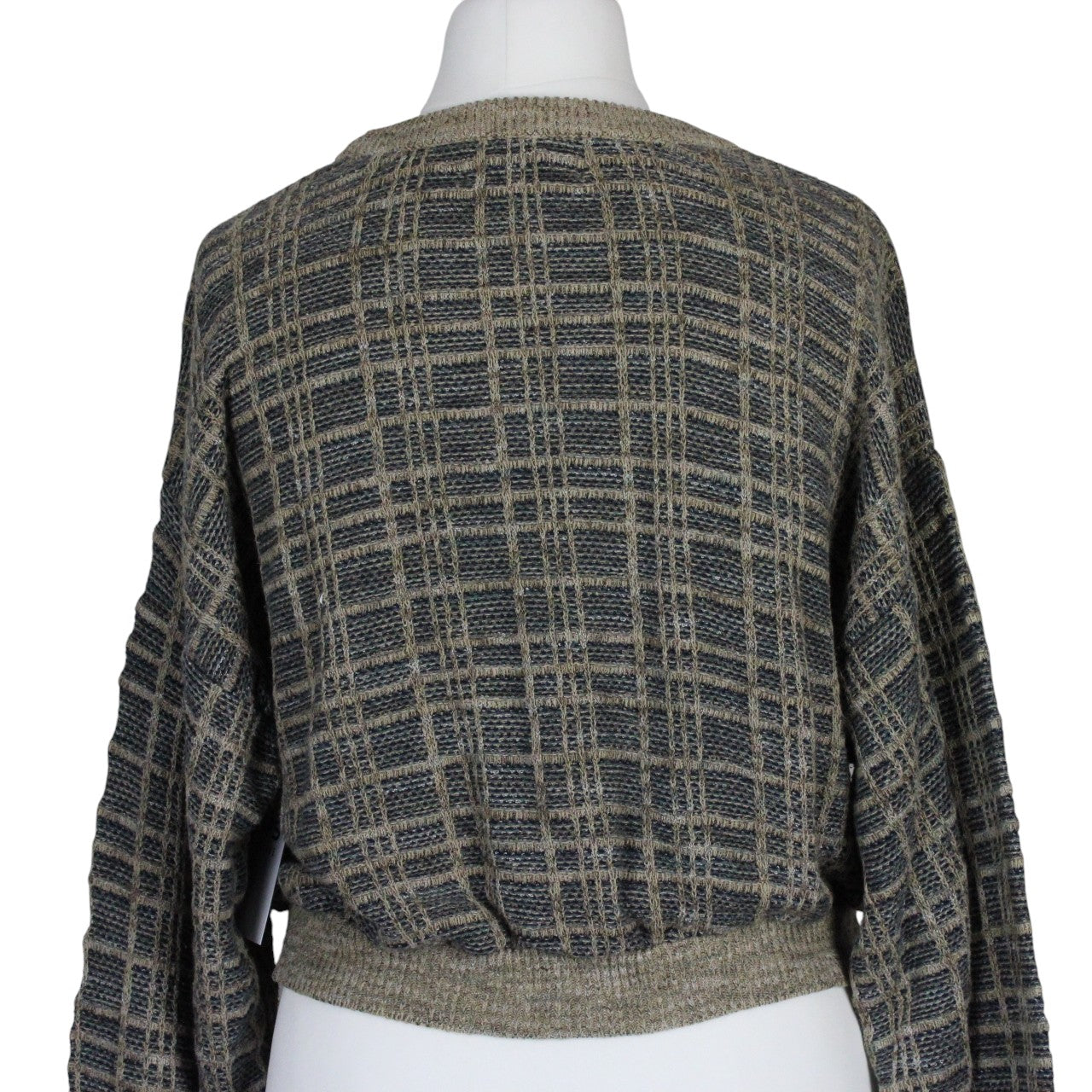 CROP KNIT Reworked Jumper Brown | Medium