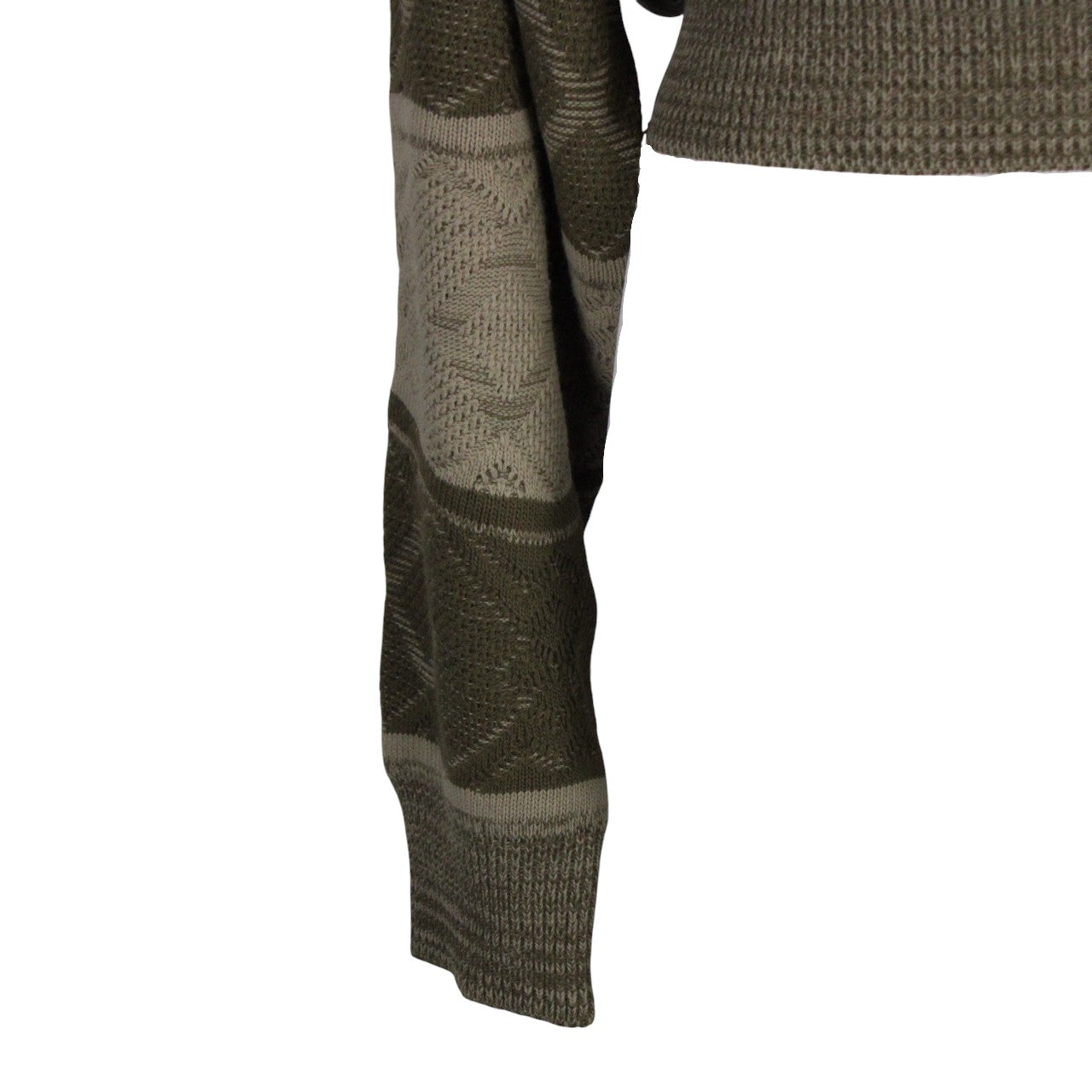 CROP KNIT Reworked Jumper Brown | Medium