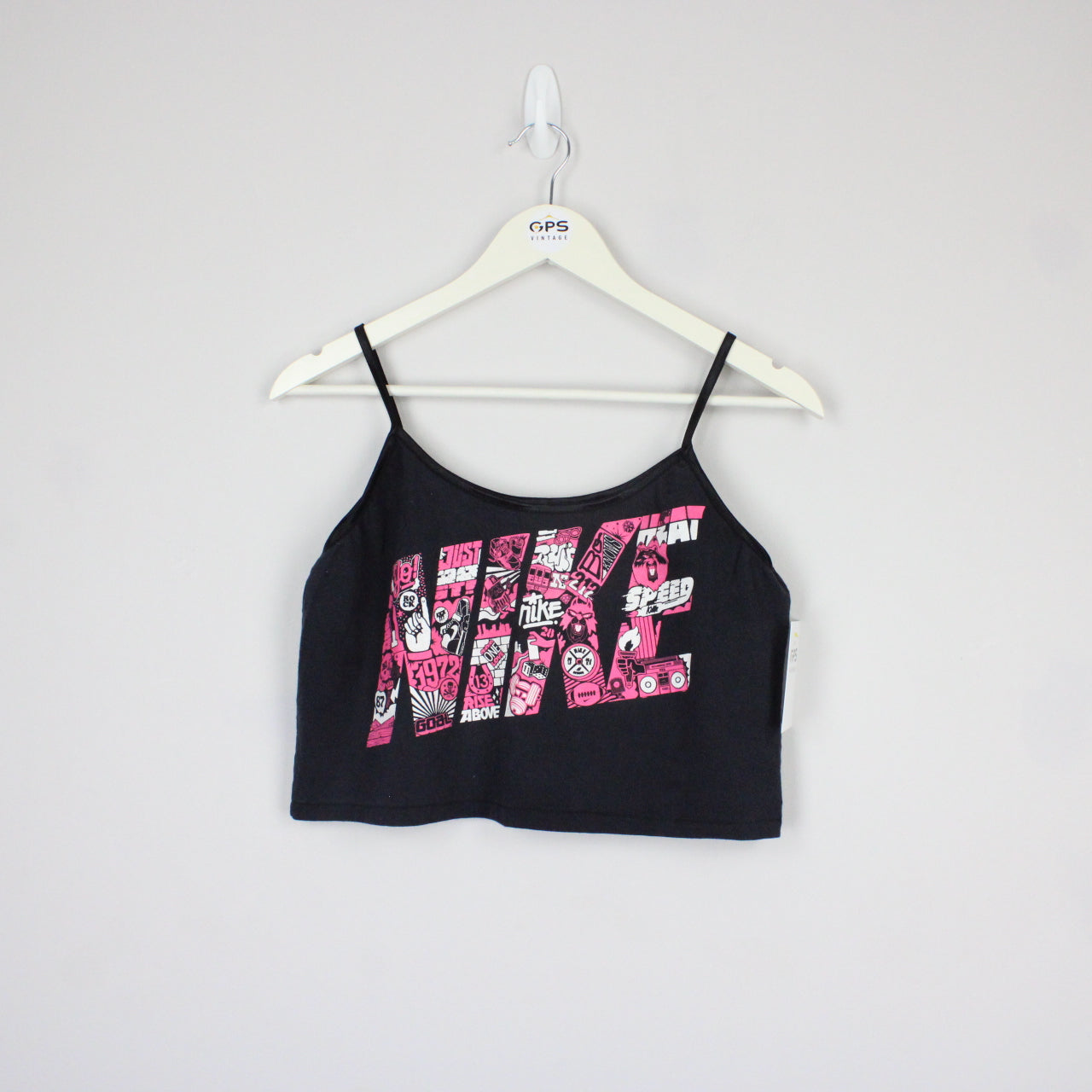 Nike Reworked Cropped Tank Top | Large