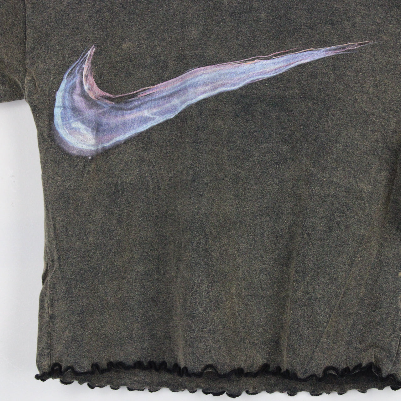 Nike Reworked Cropped T-Shirt | Small
