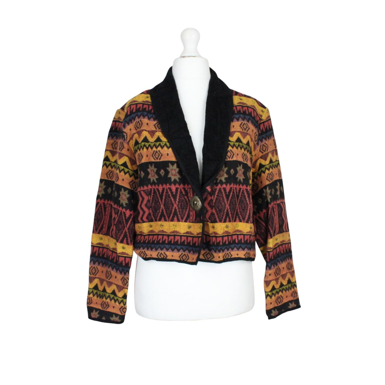 Womens Reworked Tapestry Jacket Multicolour | Small