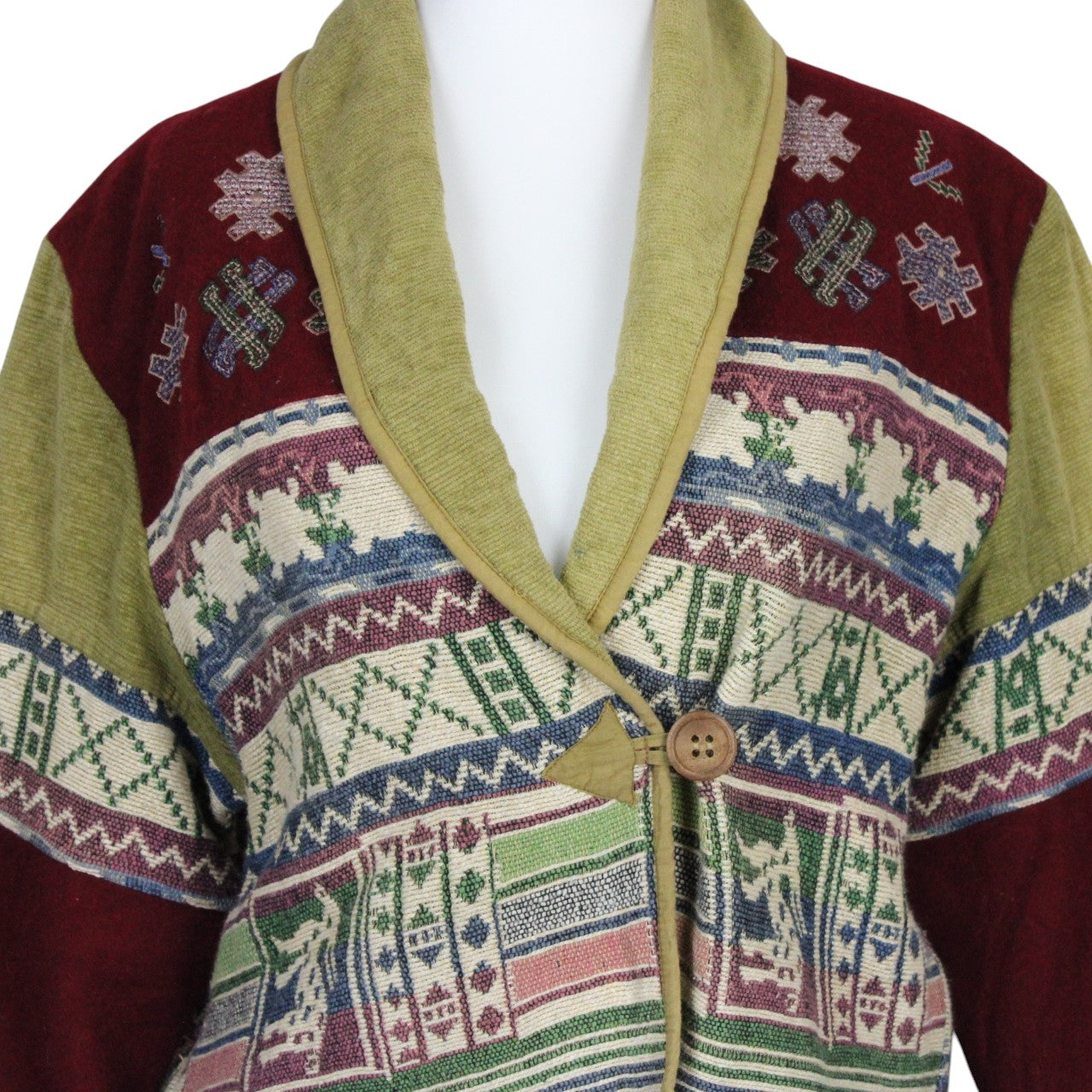 Womens Reworked Tapestry Jacket Multicolour | Large