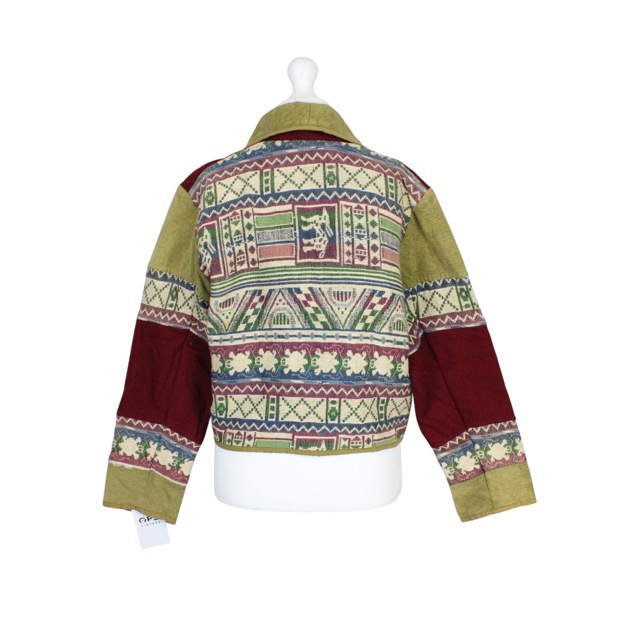 Womens Reworked Tapestry Jacket Multicolour | Large