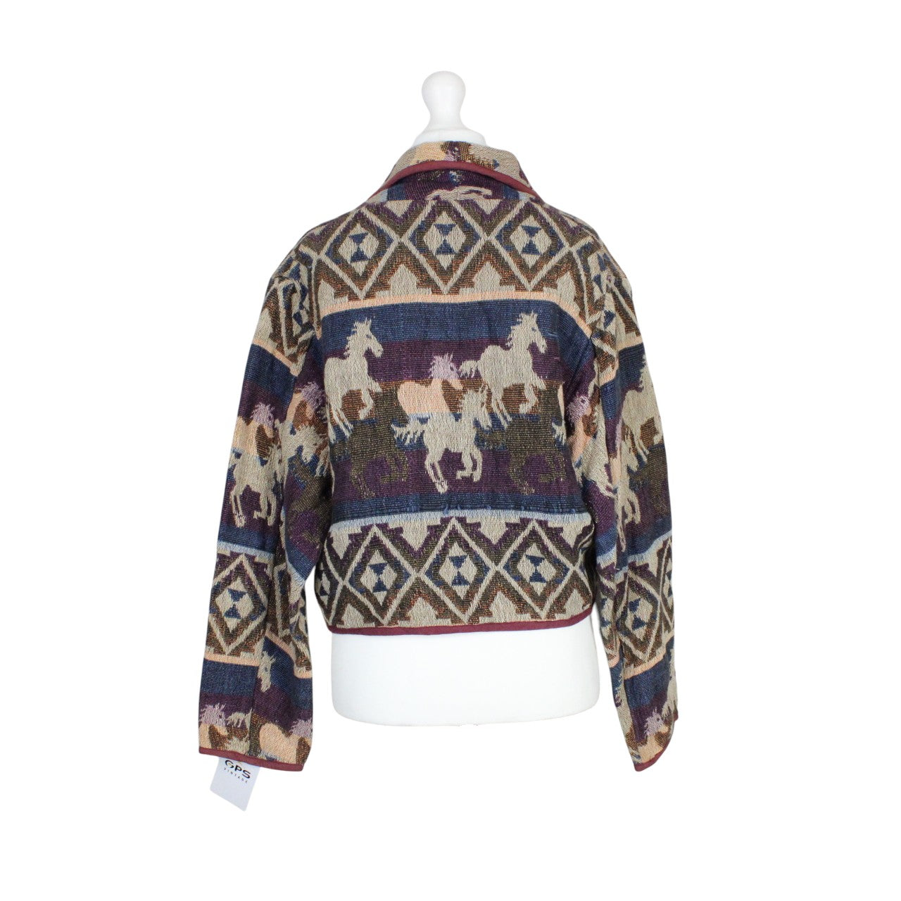 Womens Reworked Tapestry Jacket Multicolour | Large