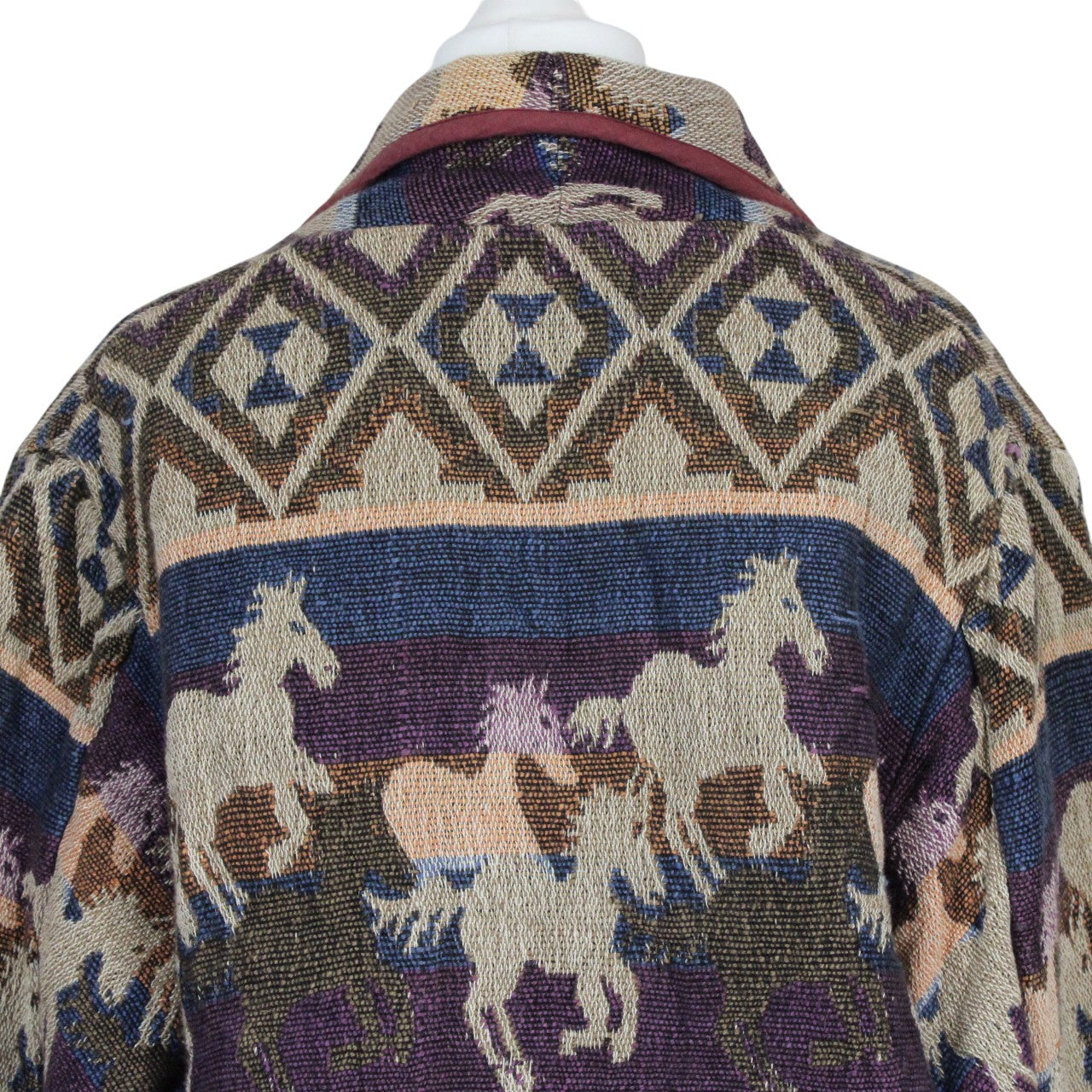 Womens Reworked Tapestry Jacket Multicolour | Large