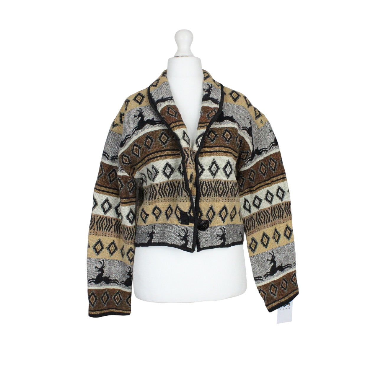 Womens Reworked Tapestry Jacket Multicolour | Large