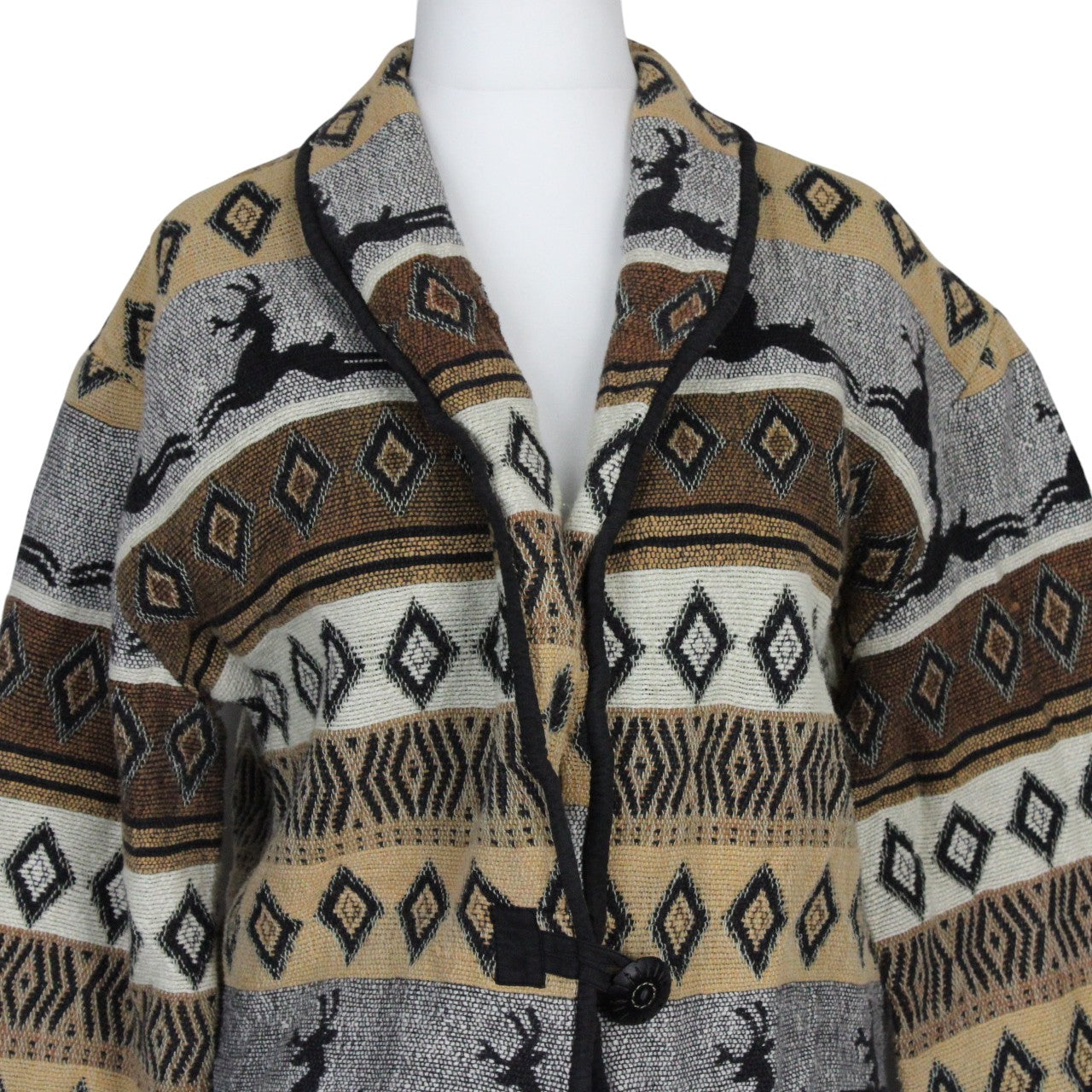 Womens Reworked Tapestry Jacket Multicolour | Large