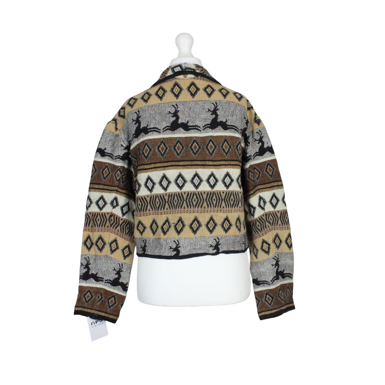 Womens Reworked Tapestry Jacket Multicolour | Large