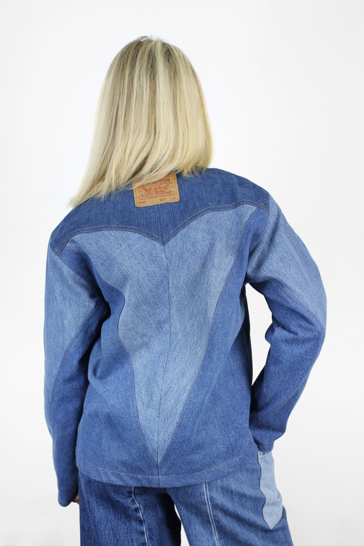 Denim Bomber Jacket | Blue