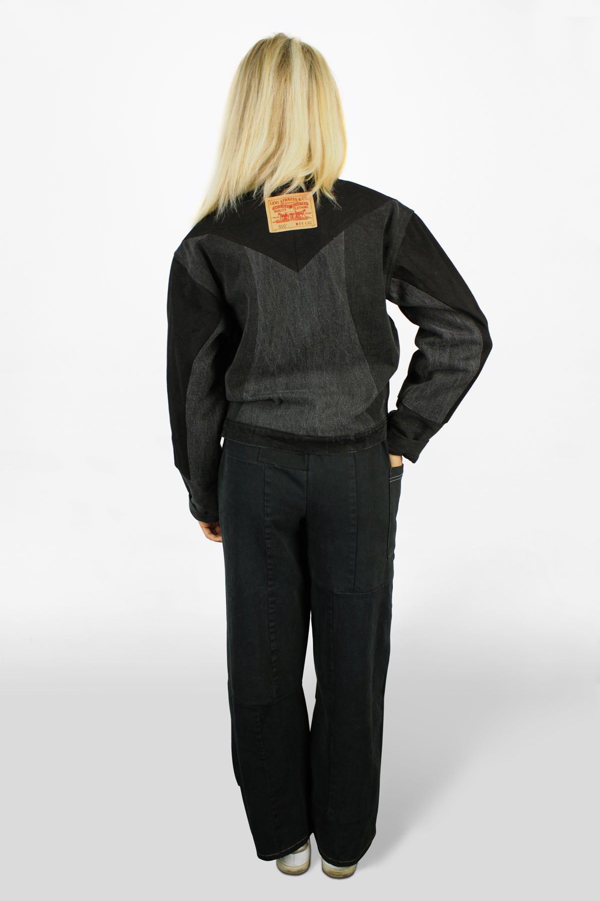Denim Jean Trousers | Black