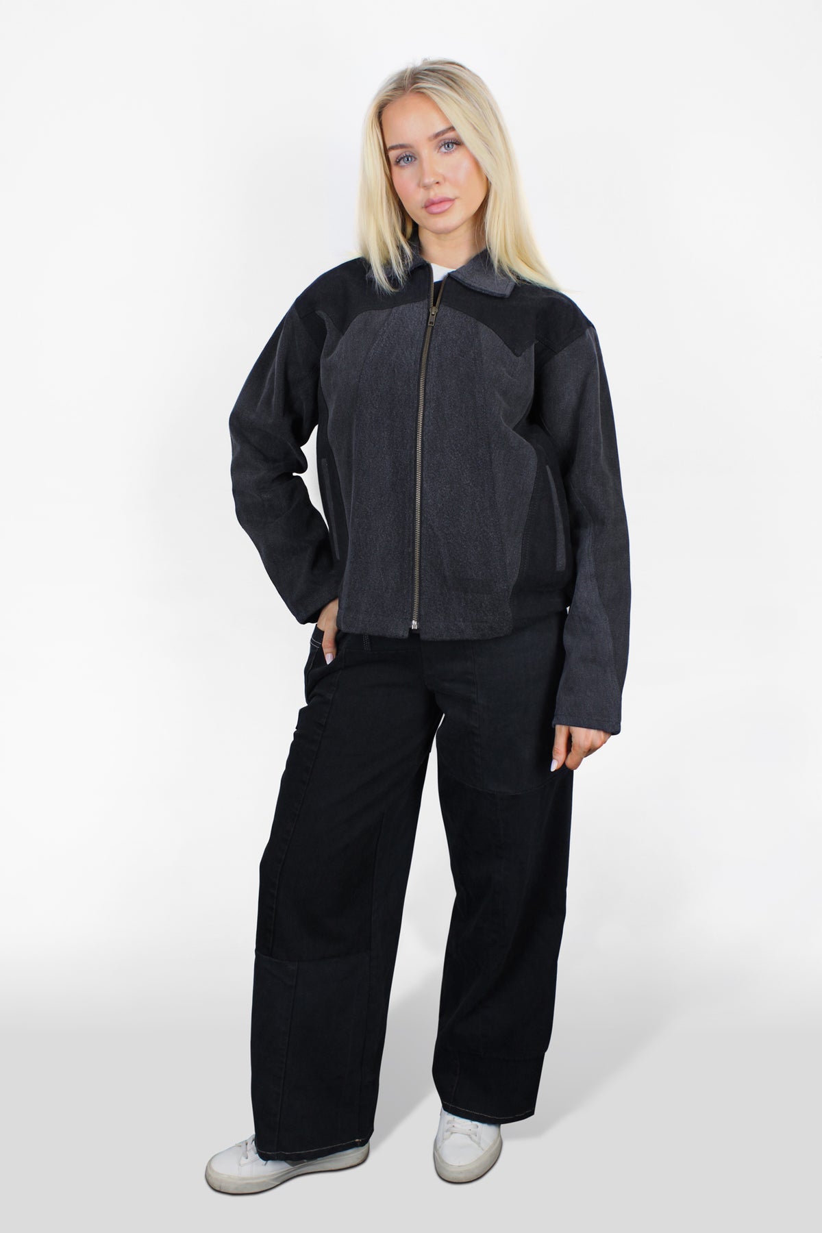 Denim Jean Trousers | Black