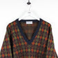 Vintage 90s BURBERRY Knit Sweatshirt Brown | Large