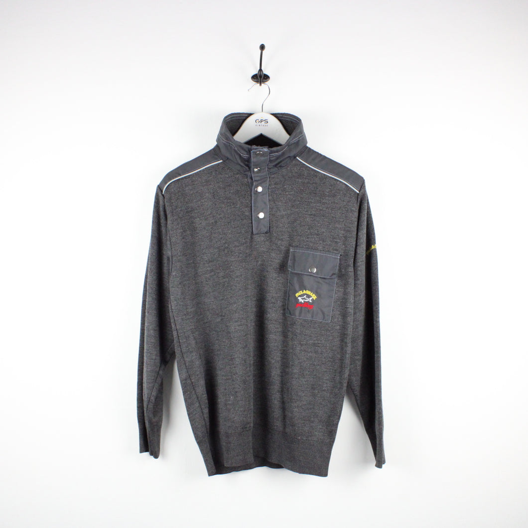 PAUL & SHARK Knit Sweatshirt Grey | Medium