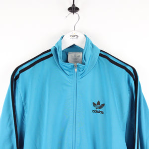 Vintage 80s ADIDAS Track Top Jacket Blue | Small