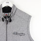 CHAMPION Sleeveless Track Top Grey | Medium