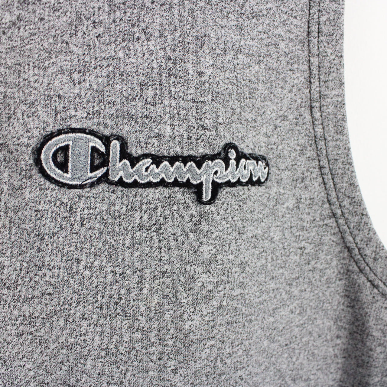 CHAMPION Sleeveless Track Top Grey | Medium