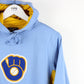 MLB MAJESTIC Milwaukee BREWERS Hoodie | XS