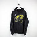 NFL REEBOK Pittsburgh STEELERS Hoodie Black | Medium