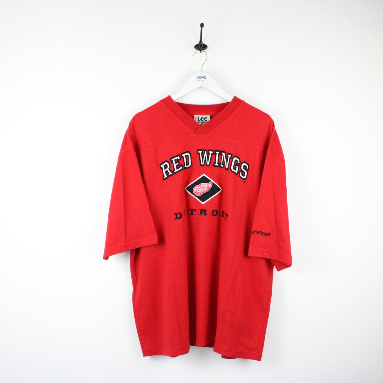 Vintage LEE Detroit Red Wings T-Shirt Red | XL