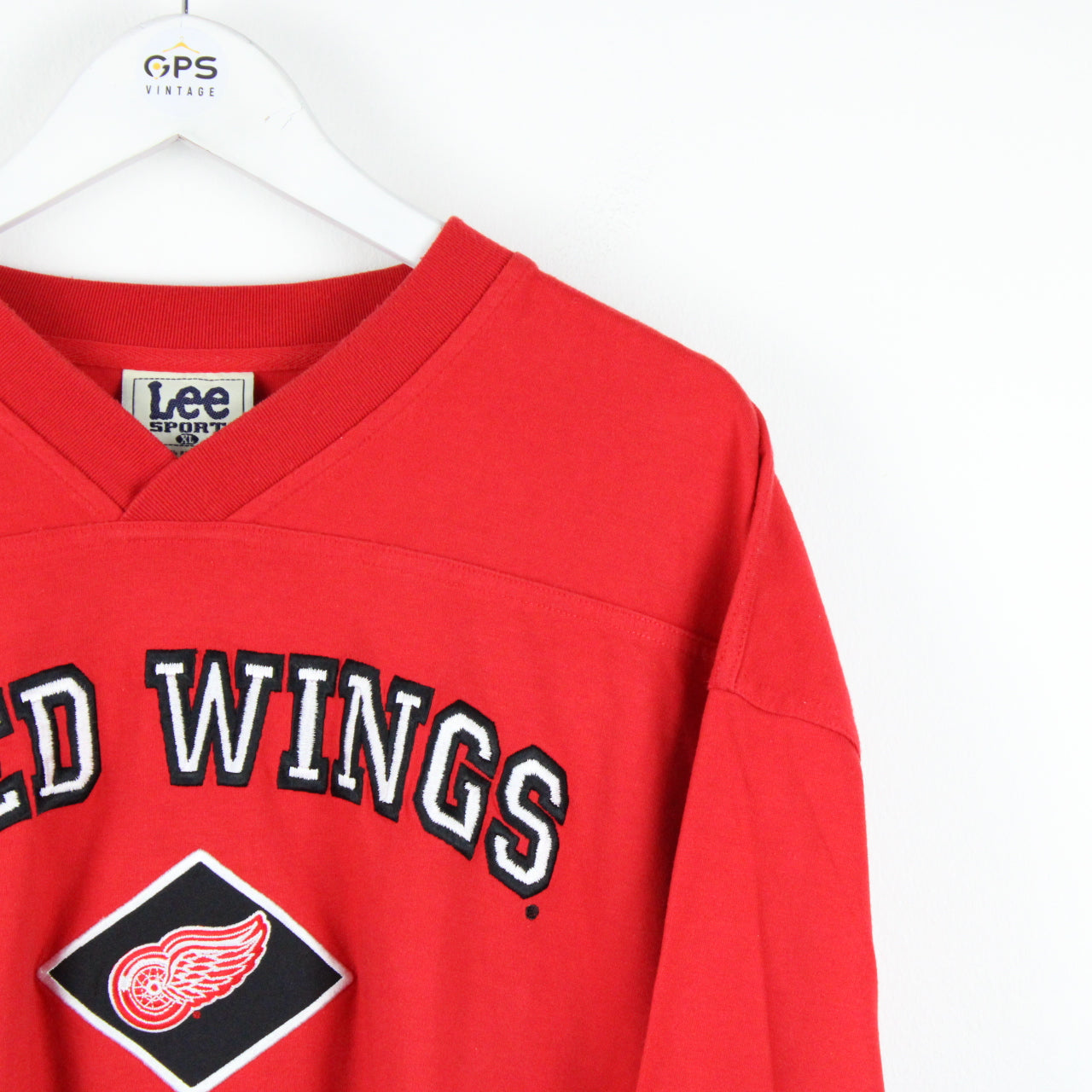 Vintage LEE Detroit Red Wings T-Shirt Red | XL