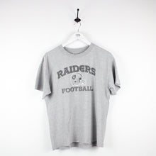 Load image into Gallery viewer, Vintage NFL Oakland RAIDERS T-Shirt Grey | Small
