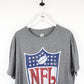 Vintage NFL T-Shirt Grey | XXL