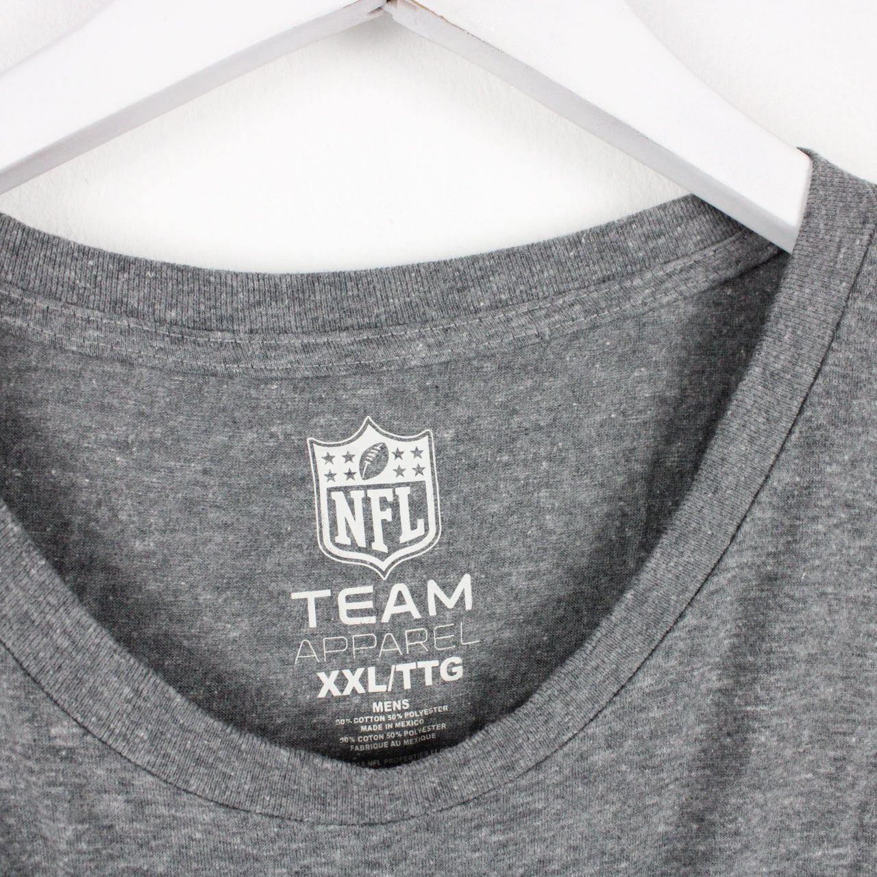 Vintage NFL T-Shirt Grey | XXL