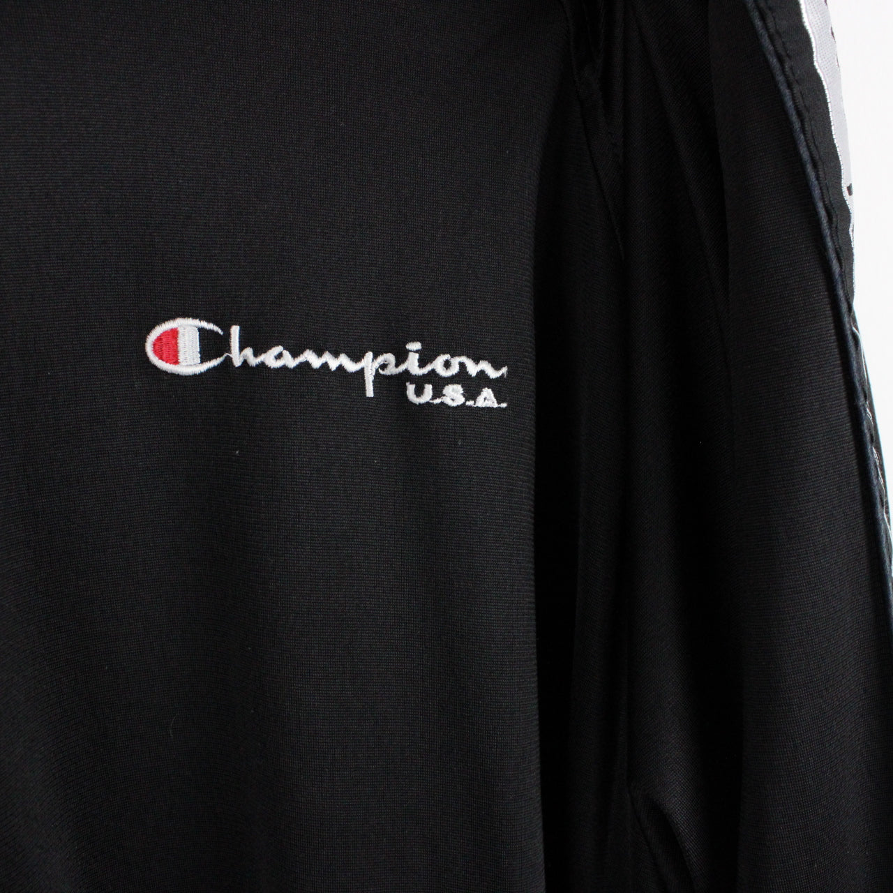 CHAMPION USA 90s Track Top Black | XXL