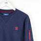 ADIDAS Sweatshirt Navy Blue | Medium