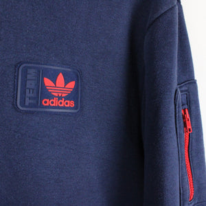 ADIDAS Sweatshirt Navy Blue | Medium