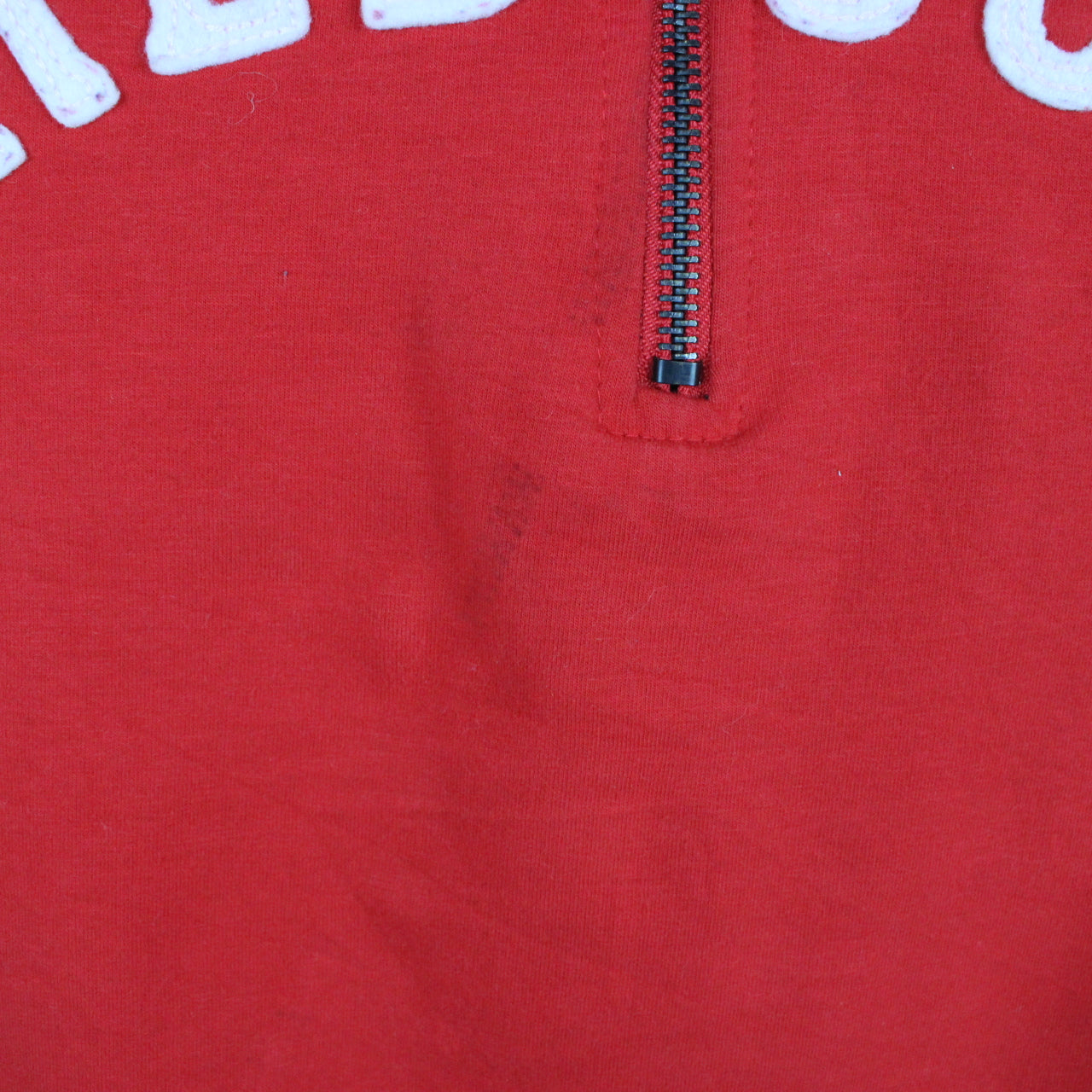 Boston RED SOX 1/4 Zip Sweatshirt | Small
