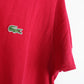 LACOSTE Polo Shirt Pink | Small