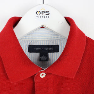 TOMMY HILFIGER Polo Shirt Red | Medium