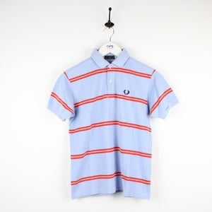 Womens FRED PERRY Polo Shirt Blue | XS