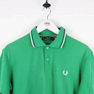 Vintage FRED PERRY Polo Shirt Green | Medium