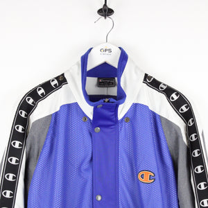 Vintage CHAMPION Track Top Blue | Large