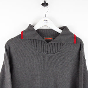 PRADA Knit Sweatshirt Grey | Medium
