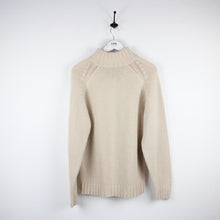 Load image into Gallery viewer, NAPAPIJRI 1/4 Zip Knit Sweatshirt Beige | Medium
