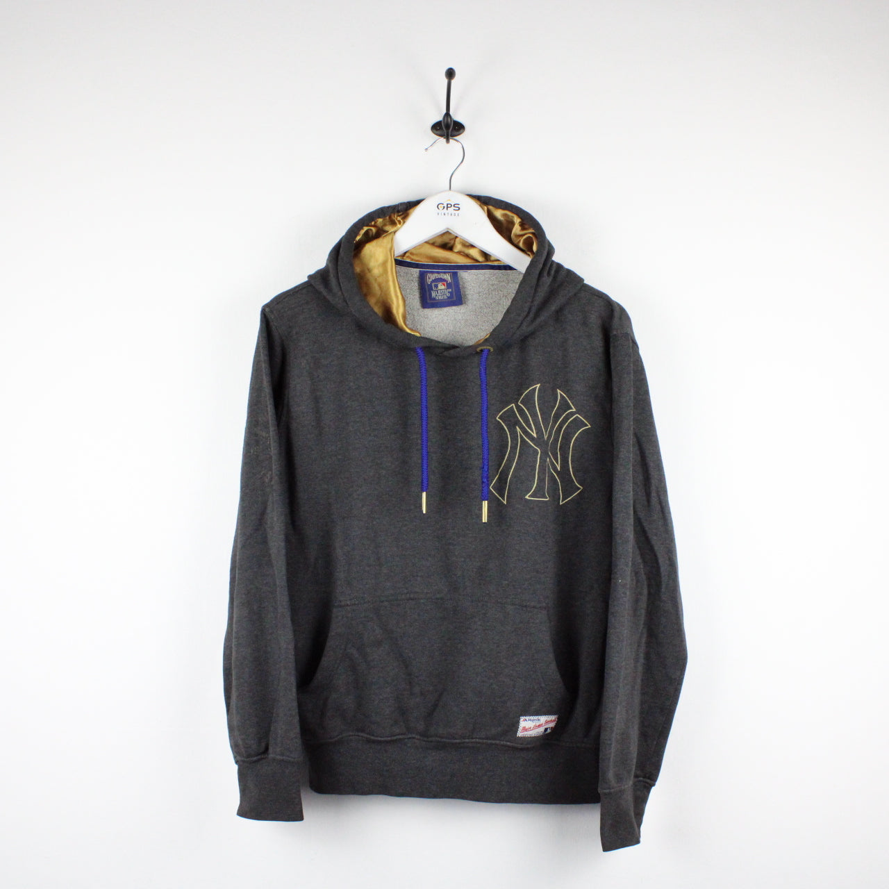 MLB MAJESTIC New York YANKEES Hoodie Grey | Small