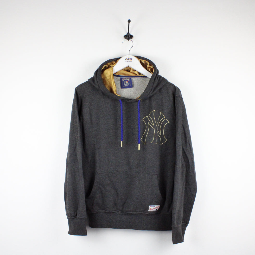 MLB MAJESTIC New York YANKEES Hoodie Grey | Small