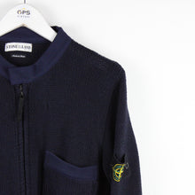 Load image into Gallery viewer, STONE ISLAND Zip Knit Sweatshirt Navy Blue | Medium
